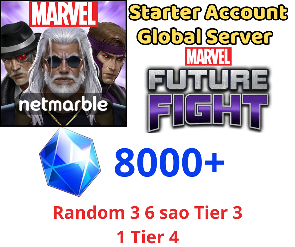 [GLOBAL] 8000+ Gem Marvel: Future Fight
